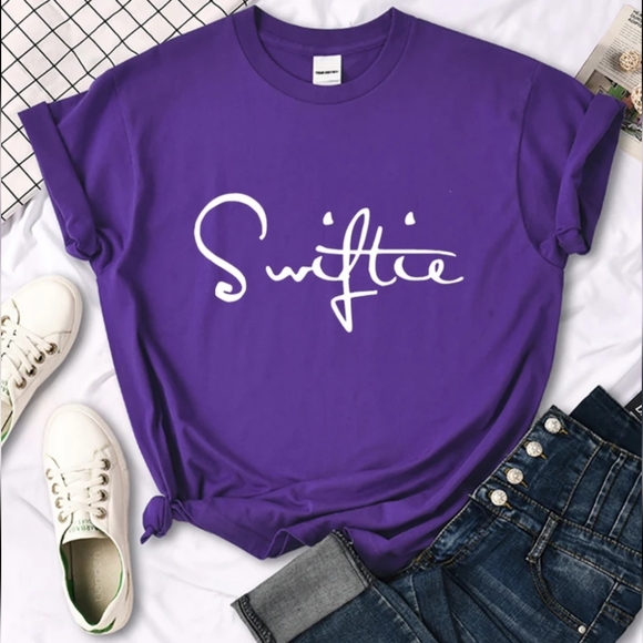 NWT Purple Swiftie Short Sleeve Tee - Picture 1 of 3